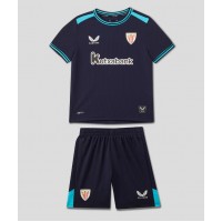 Stroje piłkarskie Athletic Bilbao Koszulka Wyjazdowej dla dzieci 2025-26 Krótki Rękaw (+ szorty)